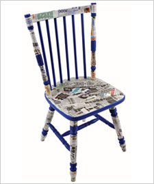 Decoupaged Chair