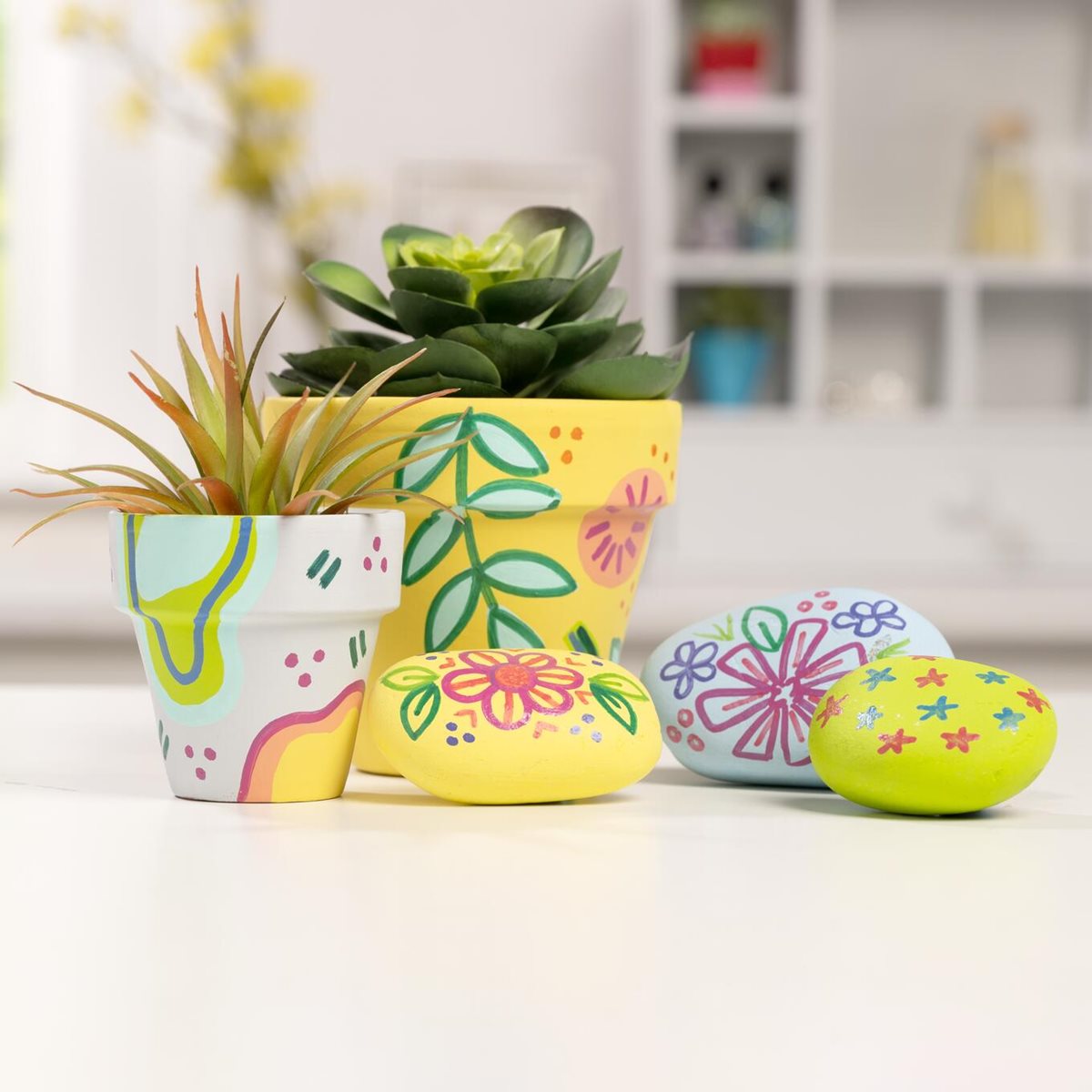 Garden Decor with Paint Pens