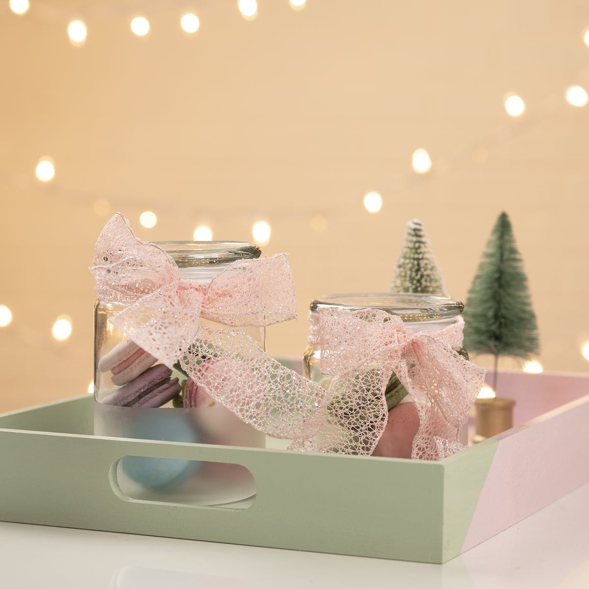 Icy Pastel Gift Jars & Serving Tray