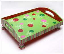 Christmas Ornament Tray