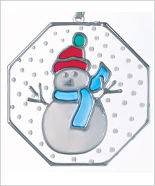 Winter Snowman Ornament