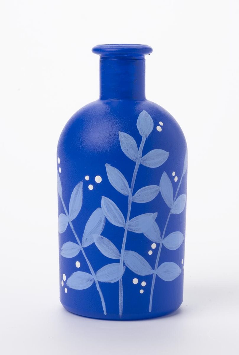 FolkArt Enamel Floral Vases