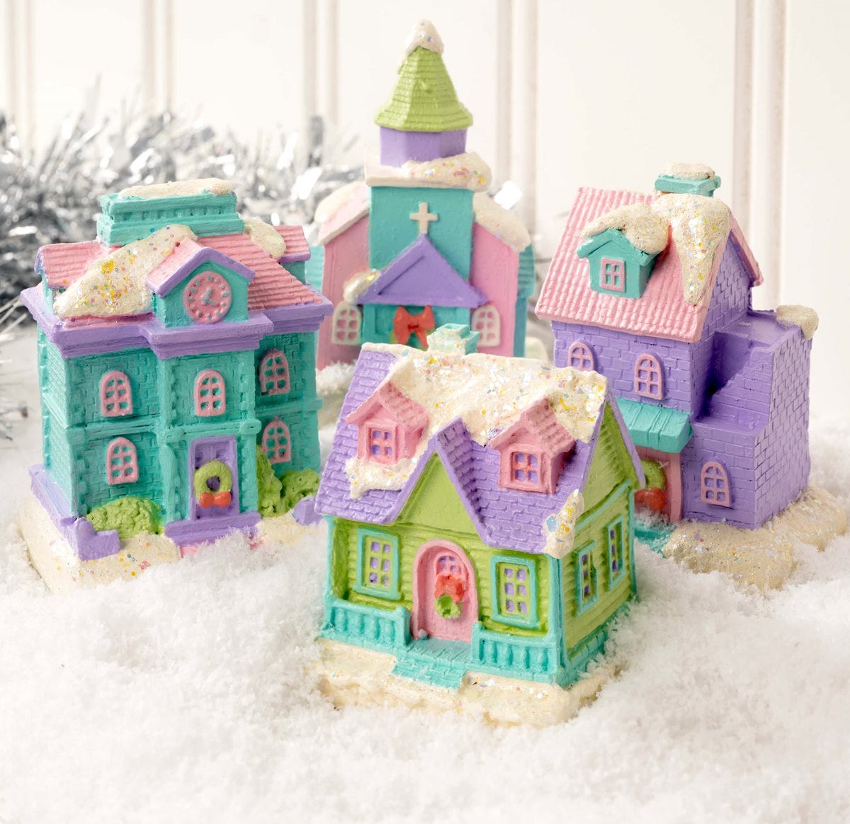 Pastel Holiday Village