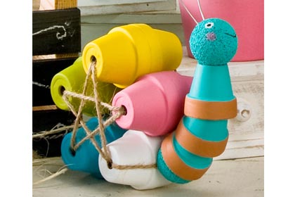 Clay Pot Snail with FolkArt Paint