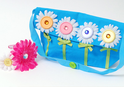 Pretty Posies Headband And Clutch Set