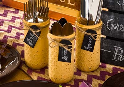 Thanksgiving Buffet Utensil Holders