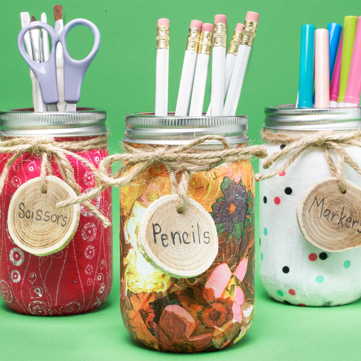 Mason Jar Supply Container