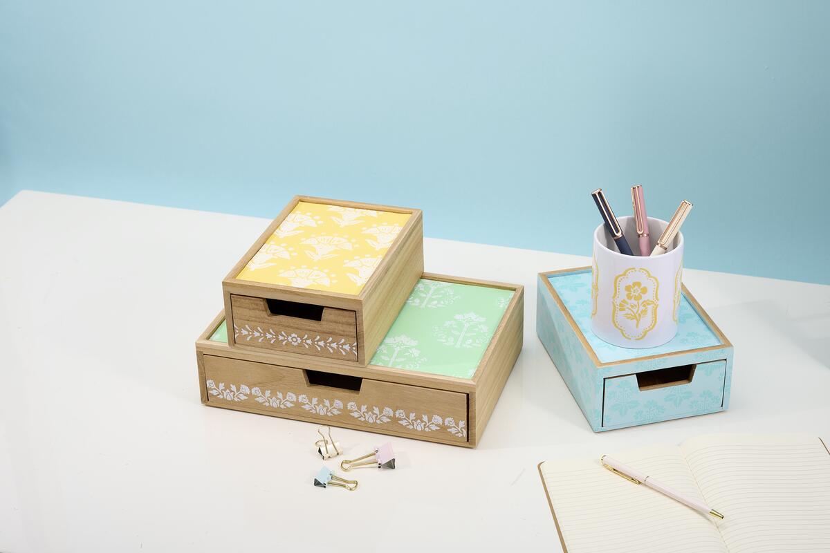 Martha Stewart Colorful Desk Set