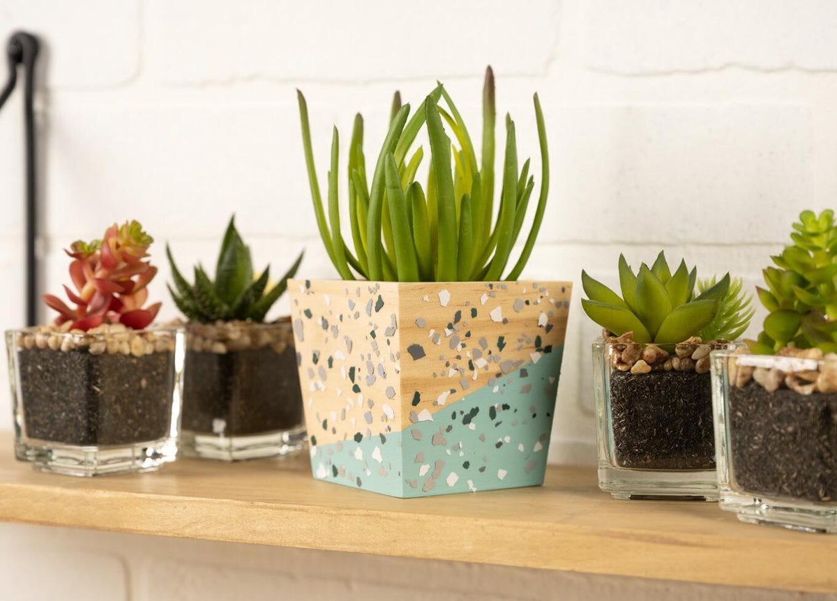 Terrazzo Flower Pot