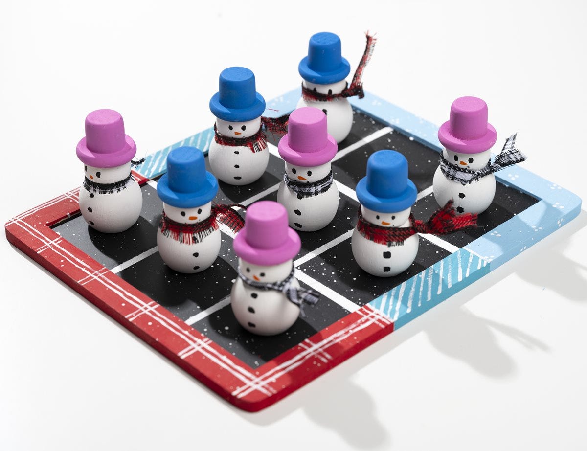 Snowman Tic Tac Toe