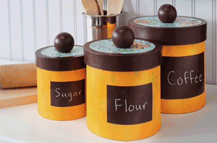 Chalkboard Canister Set