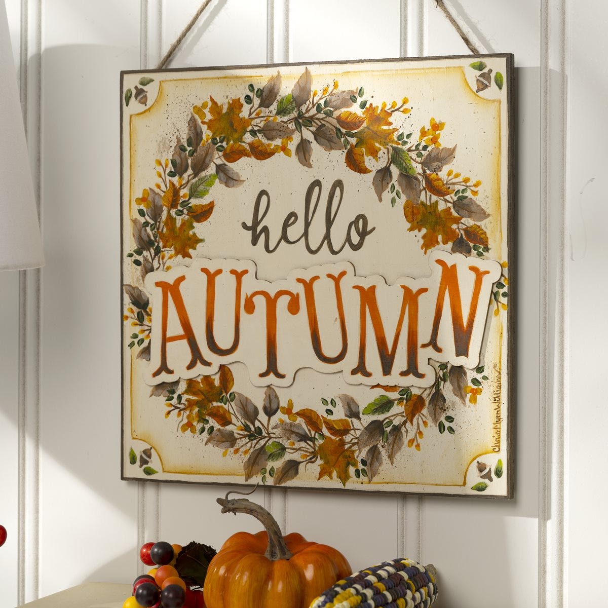 Hello Autumn Sign