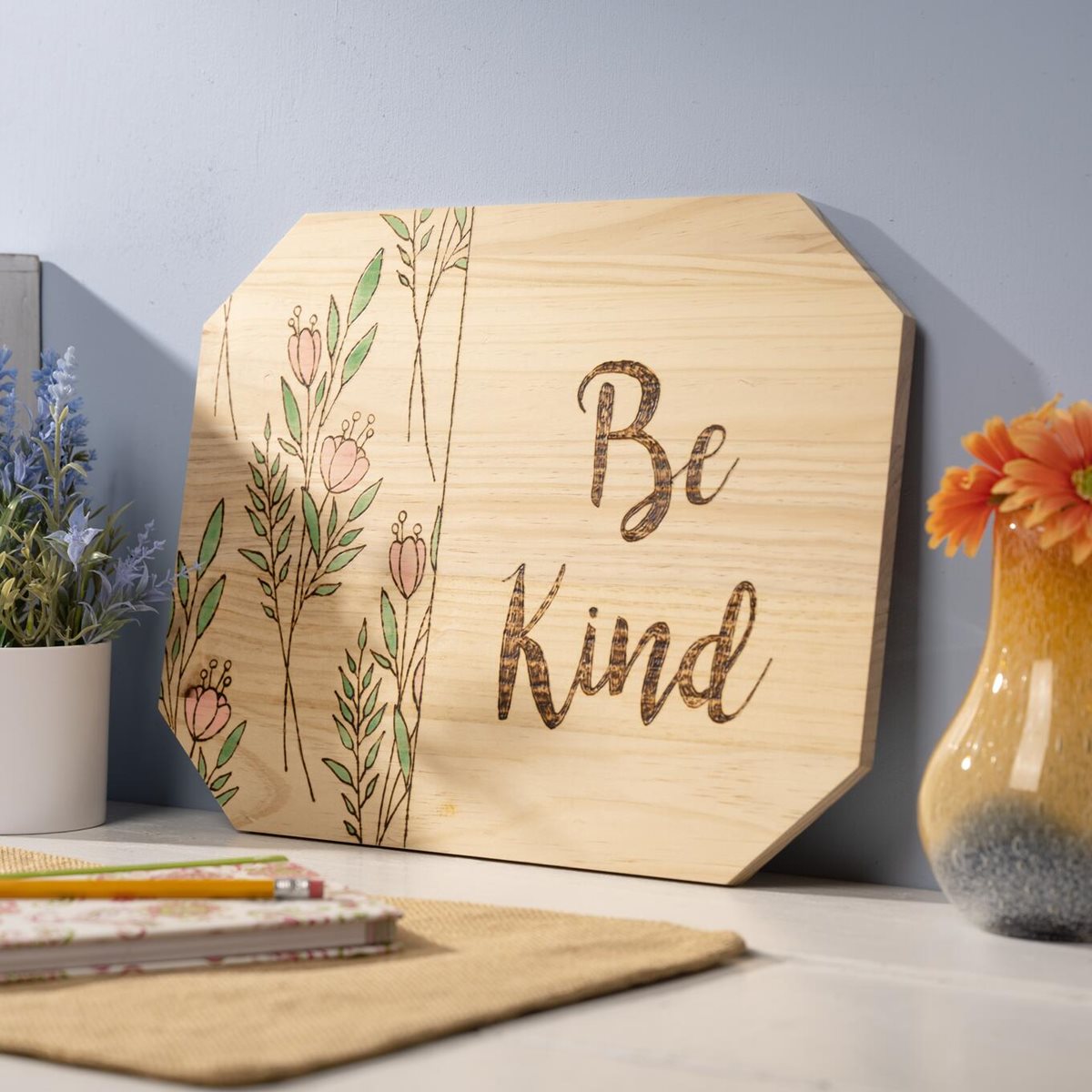 Be Kind Wooden Sign