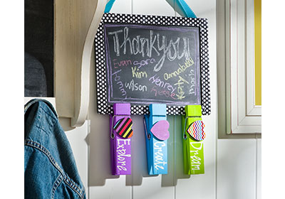 Chalkboard and Teacher Clips