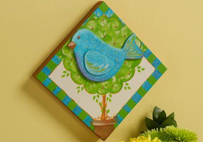 Bird Topiary Panel