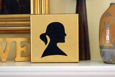 DIY Silhouette Wall Art