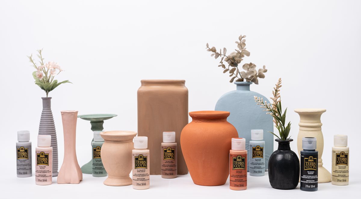 Trash to Terra Cotta Vases & Decor