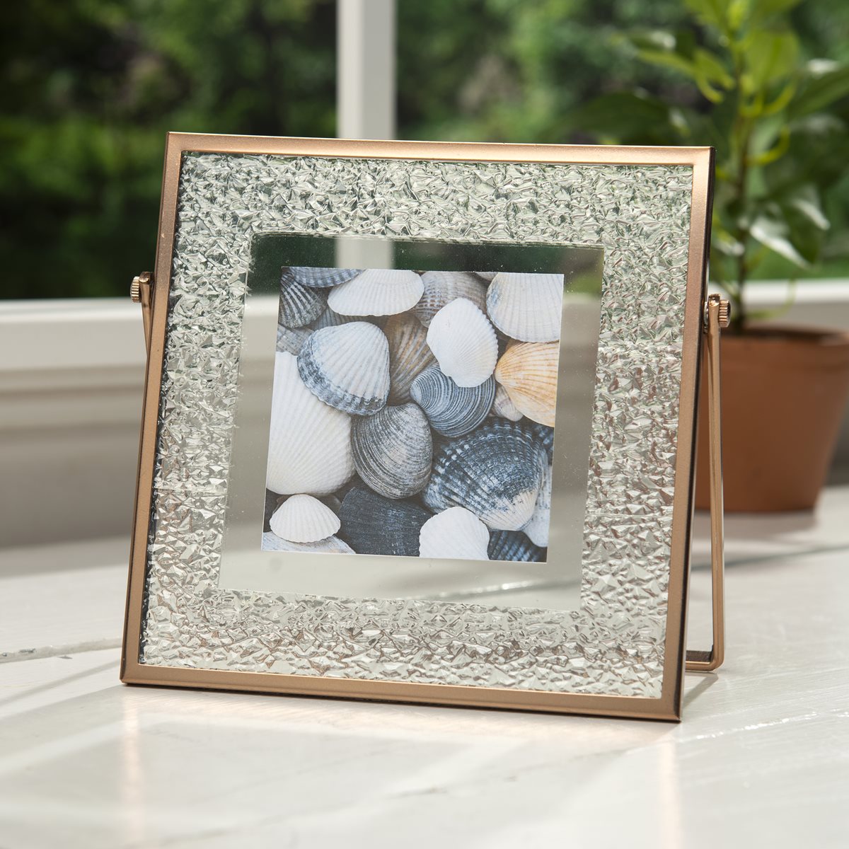 Gallery Glass Textured Frame Art