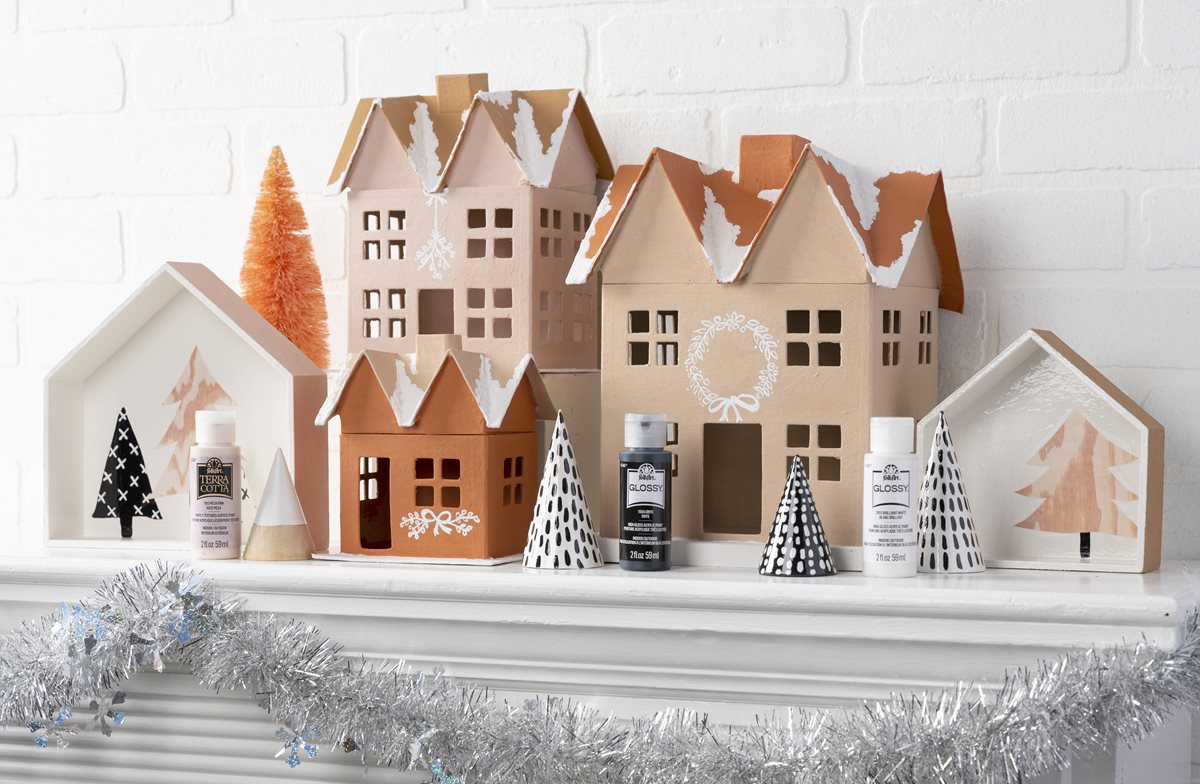 Modern Neutrals Christmas Village