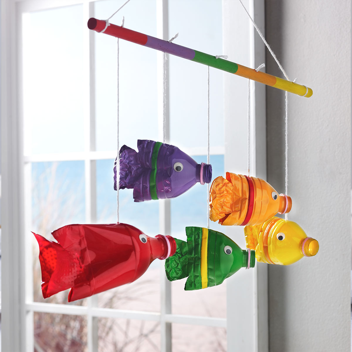 Recycled Plastic Bottle Fish Hanger