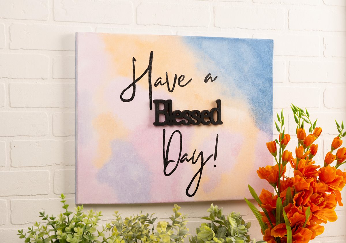 Have a blessed day! Sign