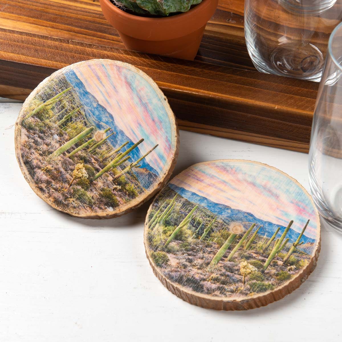 Western Photo Transfer Coasters