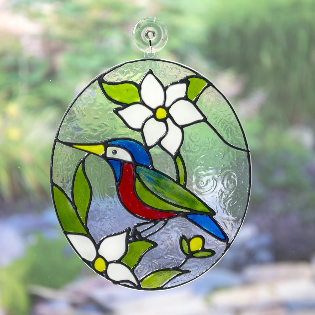 Bird and Flowers Suncatcher