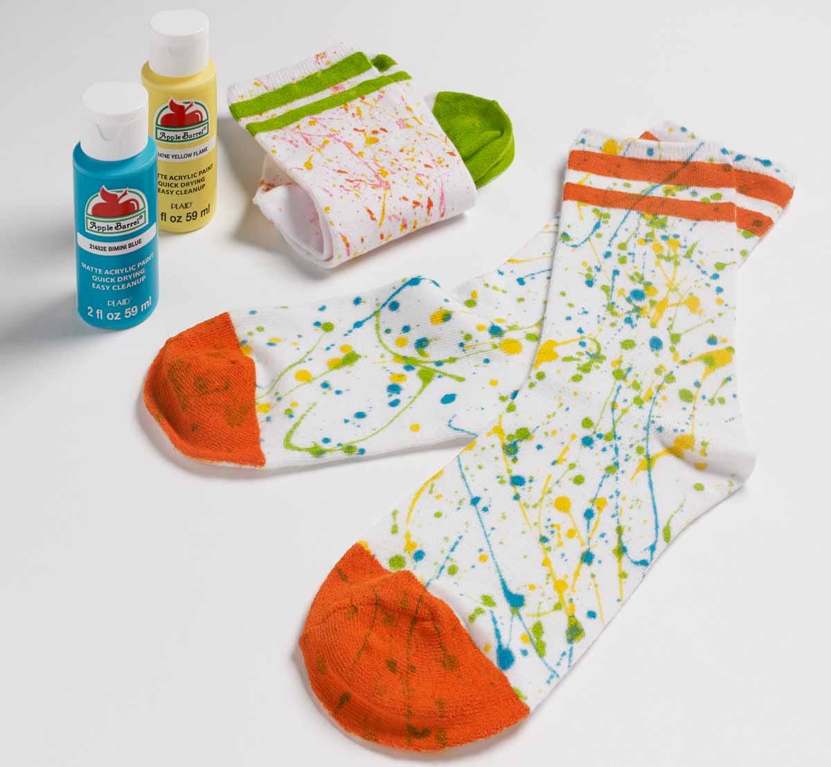 Splatter Socks