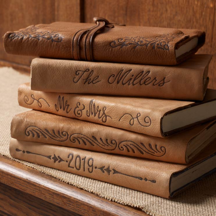 Leather Branded Books