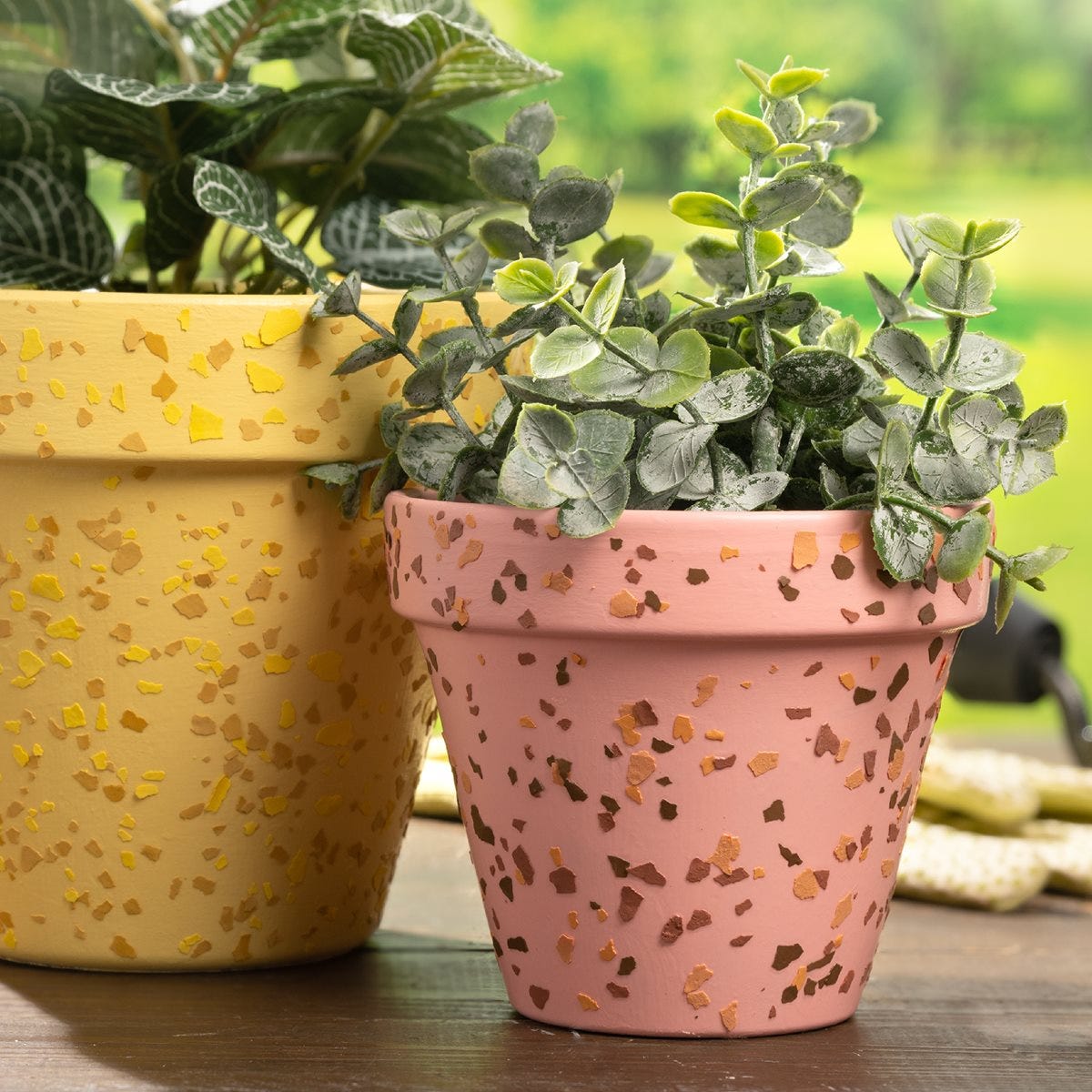 Colorful Terrazzo Planters