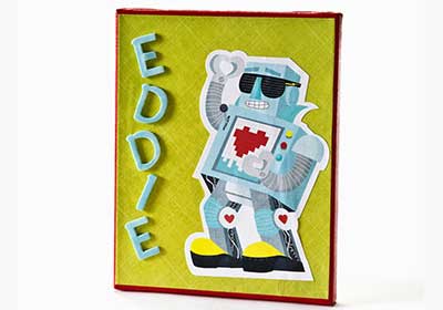 Robot Greeting Card Wall Art