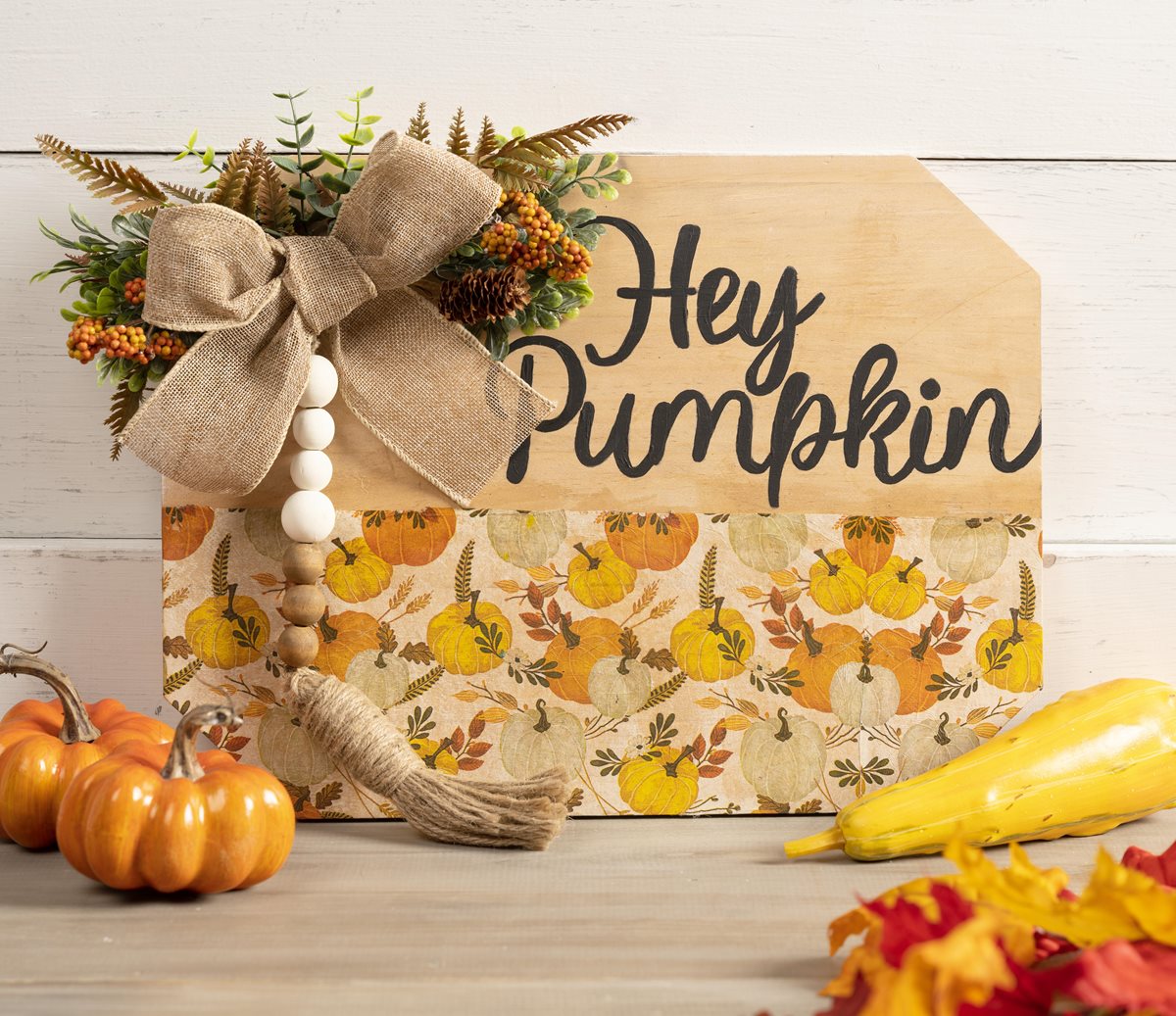 Hey Pumpkin Fall Decor Sign