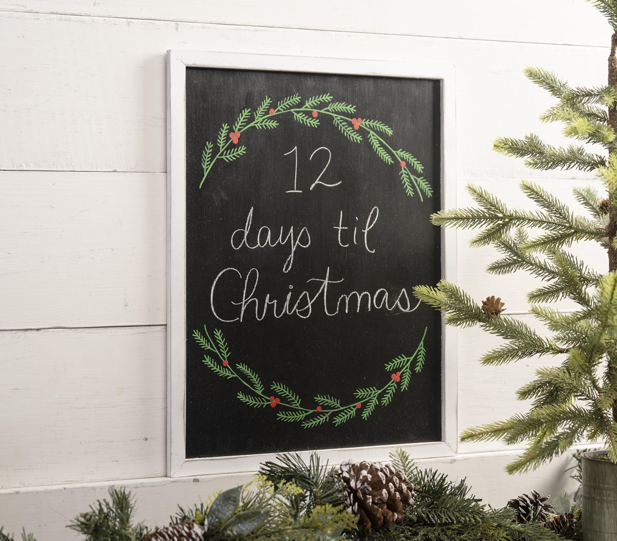 Large Christmas Chalkboard