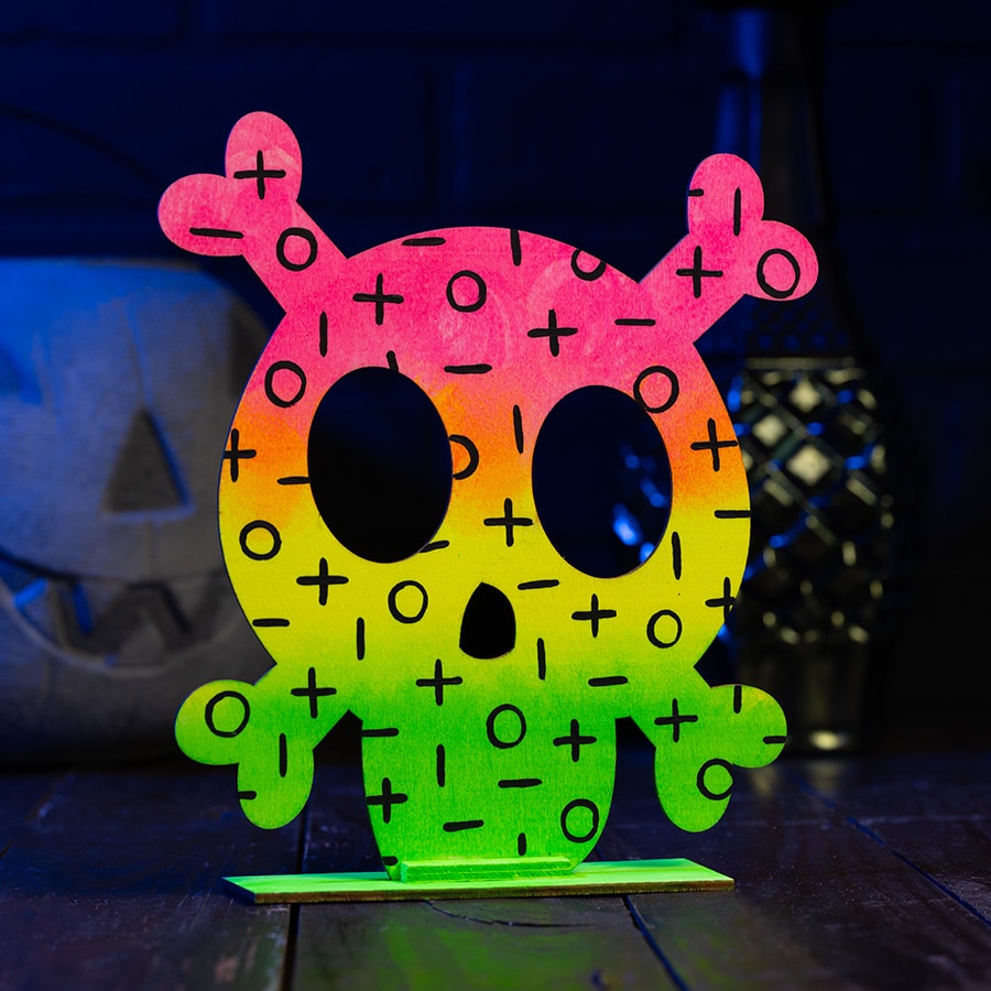 Neon Skull