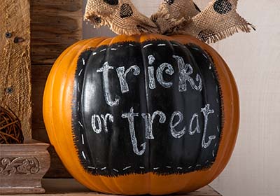 Chalkboard Label Pumpkin