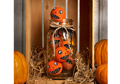 FolkArt Multi-Surface Jar of Jack-O-Lanterns