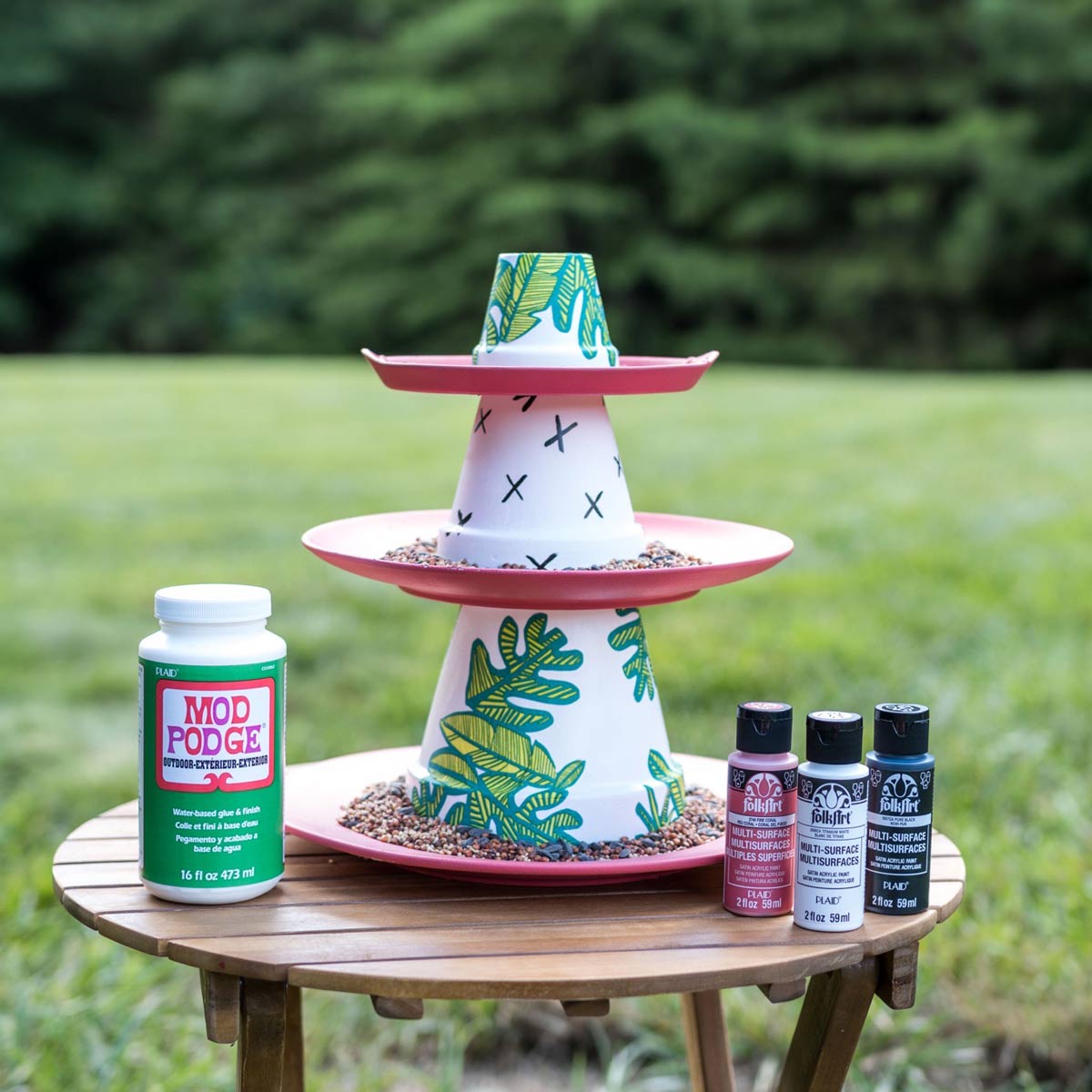 DIY Bird Feeder with Mod Podge Outdoor