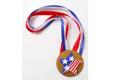 Kid's Olympic Gold Medal DIY Idea