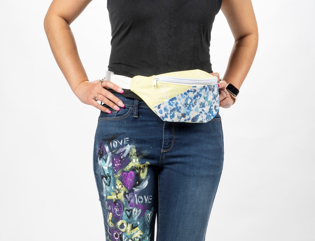 Modern Fabric Fanny Pack Project