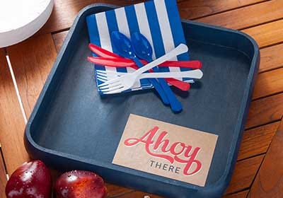 Nautical Party Tray