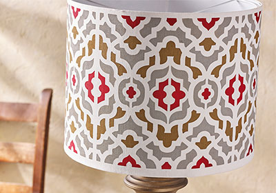 DIY Painted Lampshade