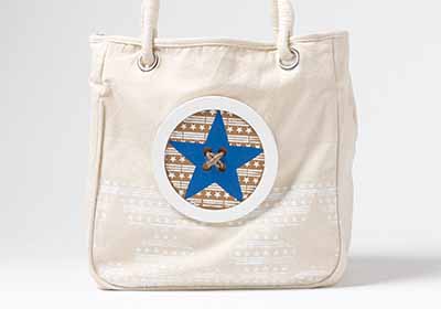 Stars Natural Tote Bag