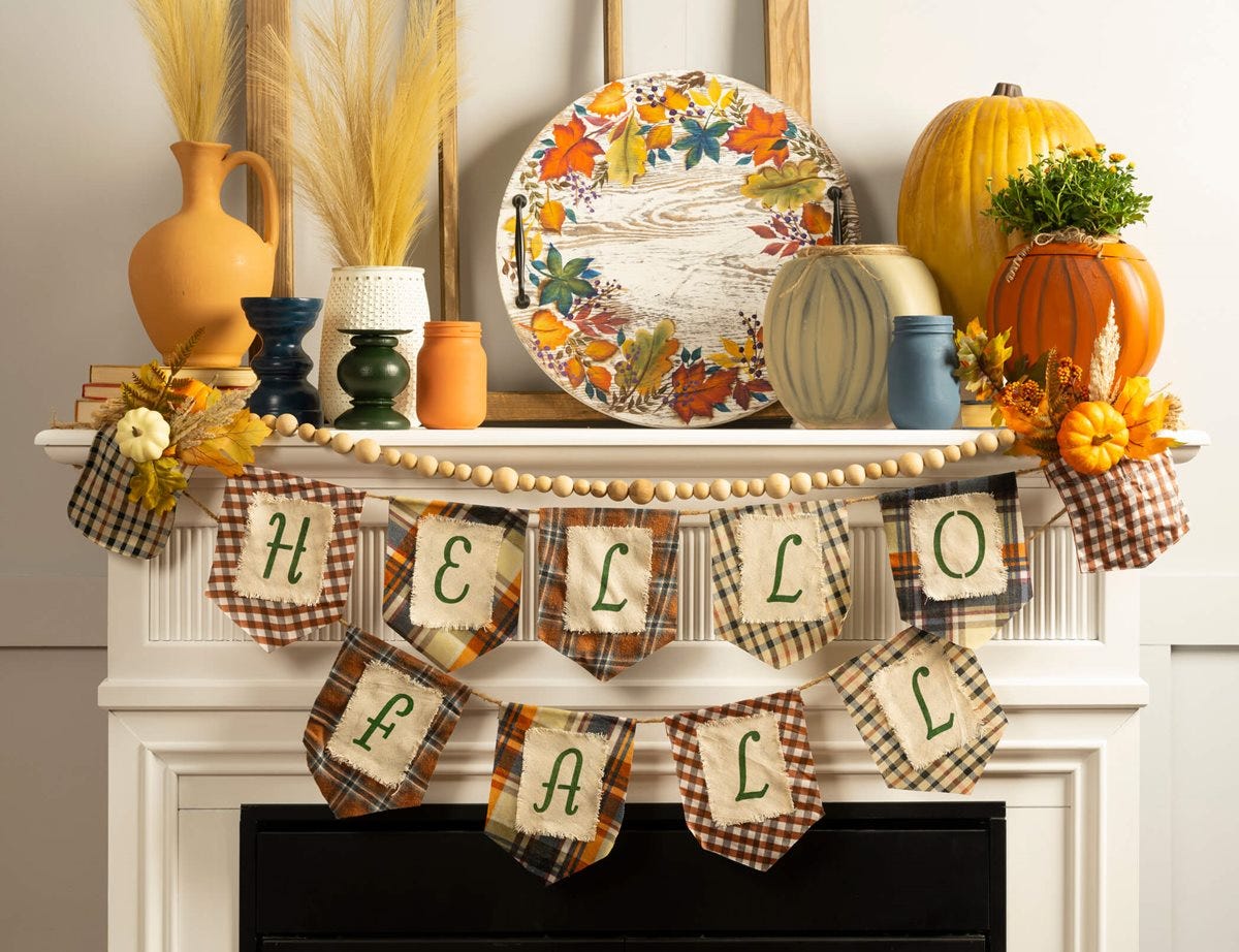 Make It Cozy Upcycled Fall Banner