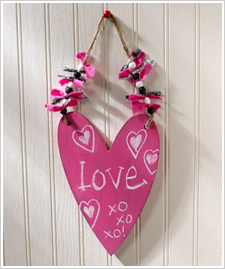 Chalkboard Heart Wall Plaque