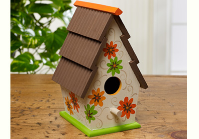 Daisy Shingled Bird House