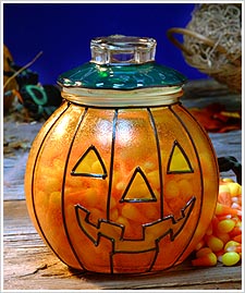 Halloween Pumpkin Candy Dish