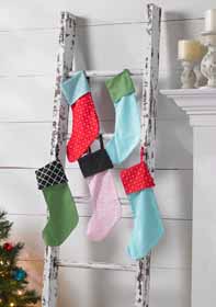 Christmas Stocking Ladder Hanger