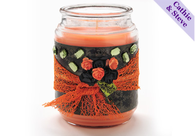 Halloween Hostess Candle Gift