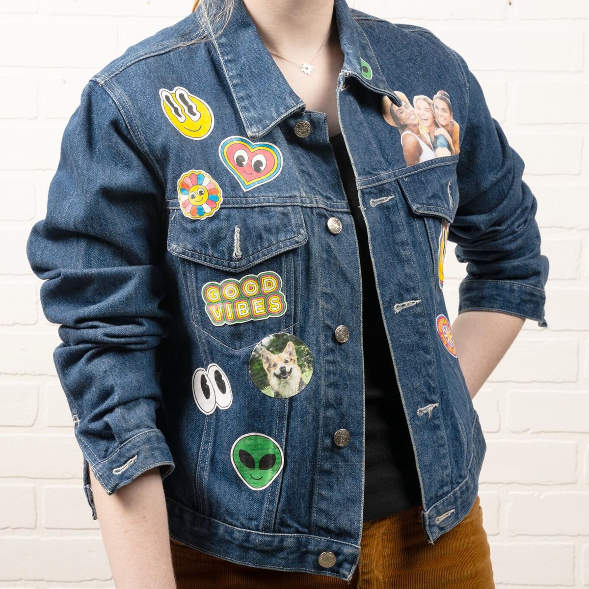 Photo Transferred Jean Jacket