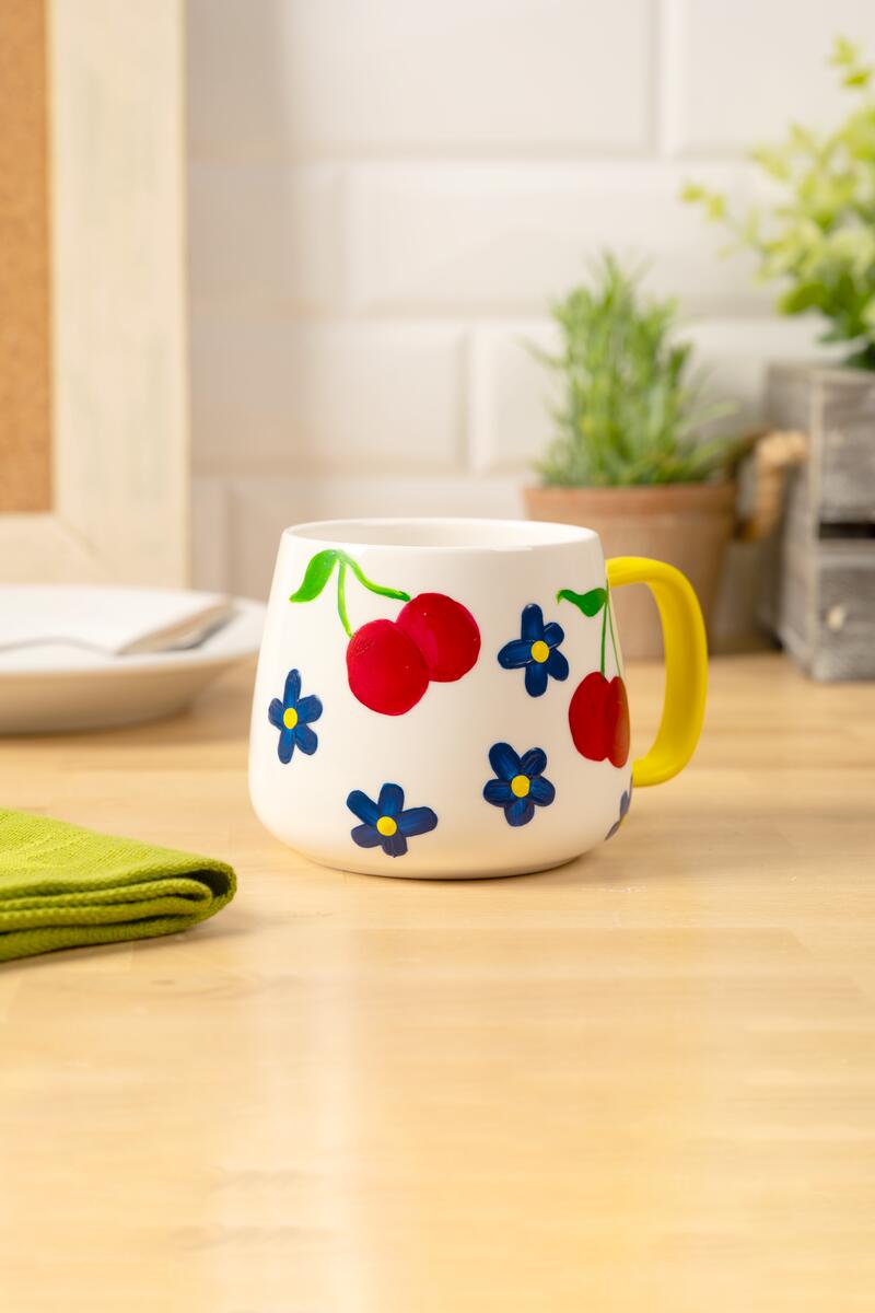 Painted Cherry Mug